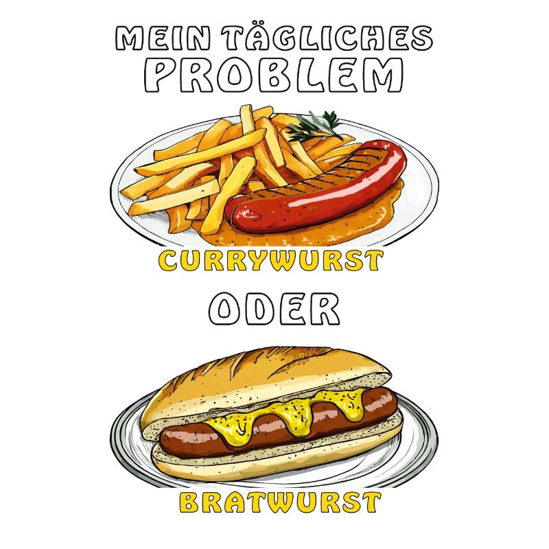 MY PROBLEM: CURRYWURST OR BRATWURST
