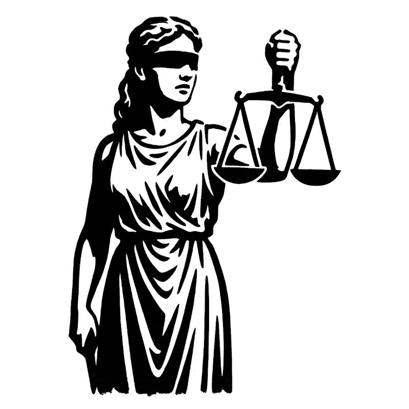 Justice | Justice in silhouette