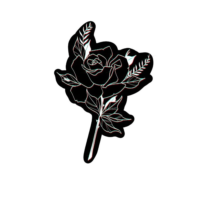 Rose sticker