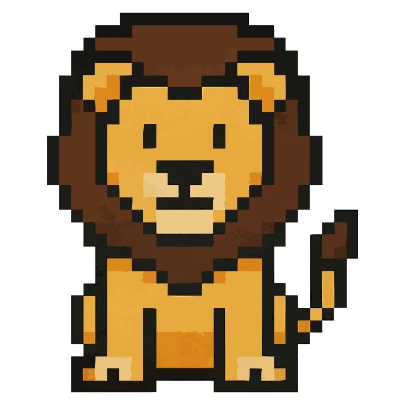 Löwe Pixel
