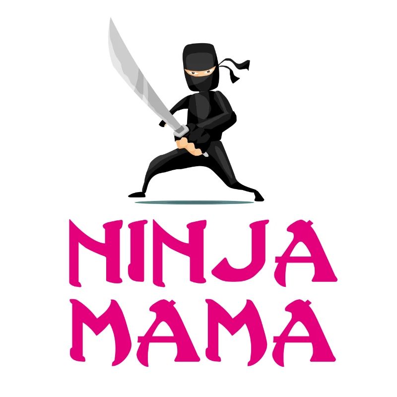 Ninja Mama Mutter Mutti T-Shirt Mutterag Geburtsta