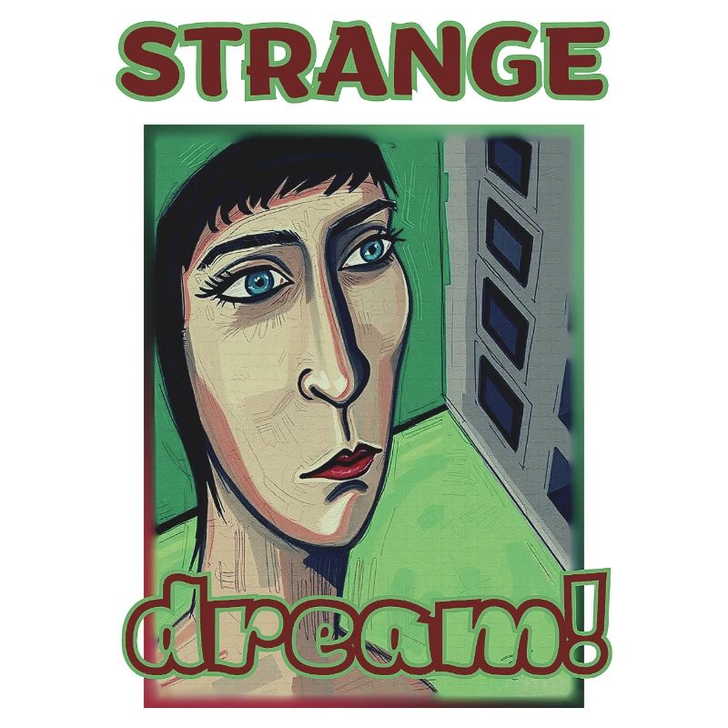Psychedelic Portrait with Inspirational Text