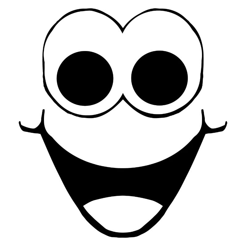 Smiling Cheerful Face Design Fun Gift
