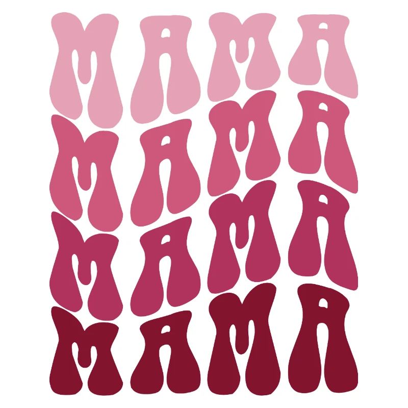 Mama Muster im Pink Gradient