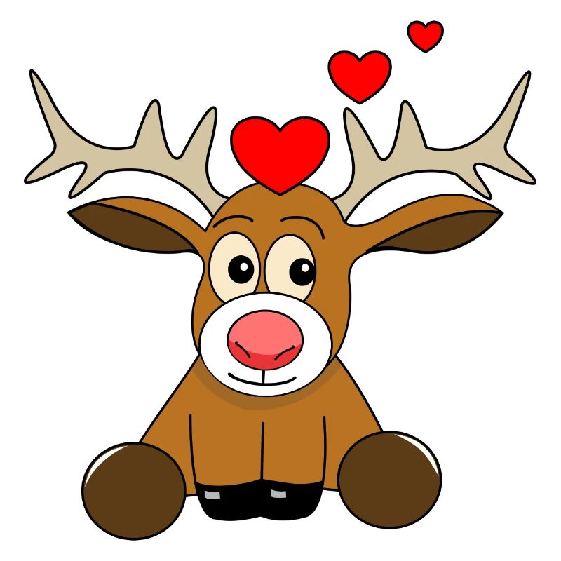 Reindeer Valentine's Day