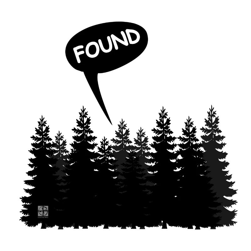 Im Wald am Dosensuchen, Geocaching!