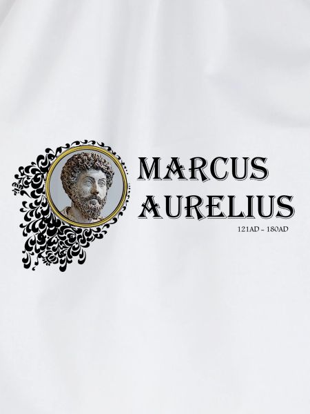 Marcus Aurelius gerahmt (schwarzer Text)