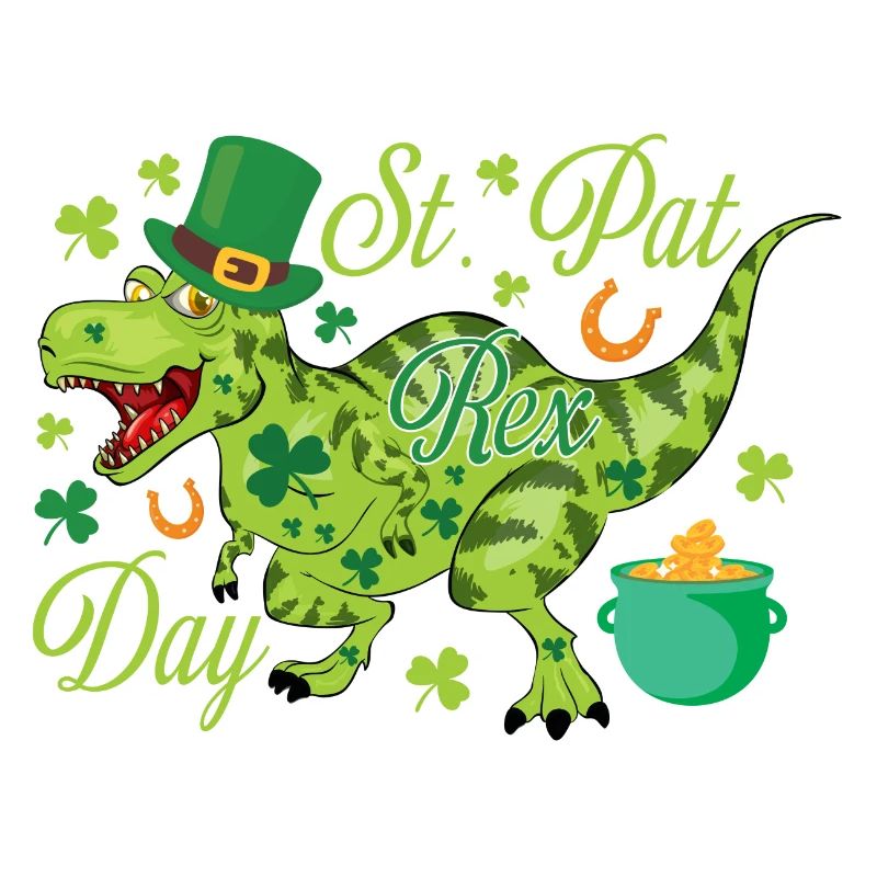 St. Patrick's Day T-Rex