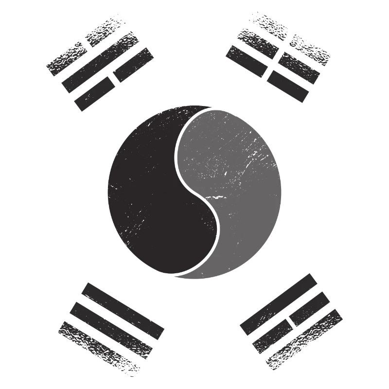 Corée Corée Du Sud Drapeau de la Corée du Sud