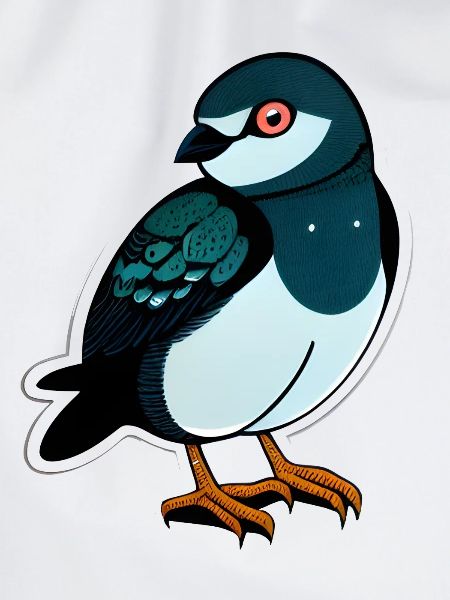 Vogel Sticker