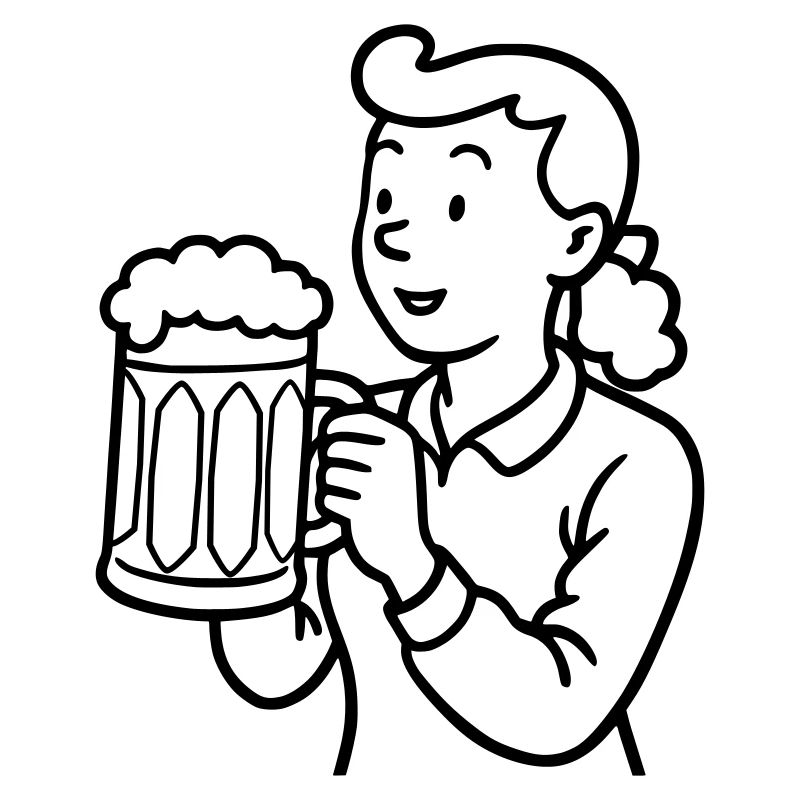 Fille de bière