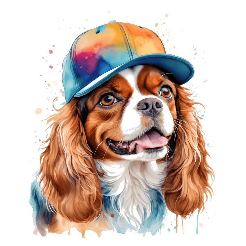 Cavalier King Charles Spaniel Snapback Cap Chien
