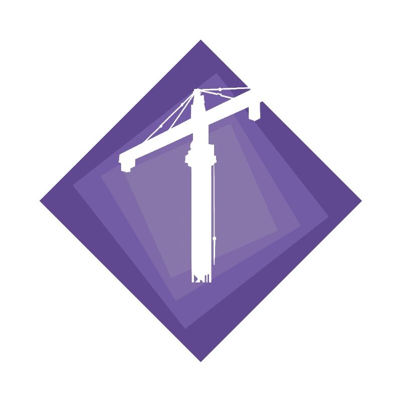 Crane construction site