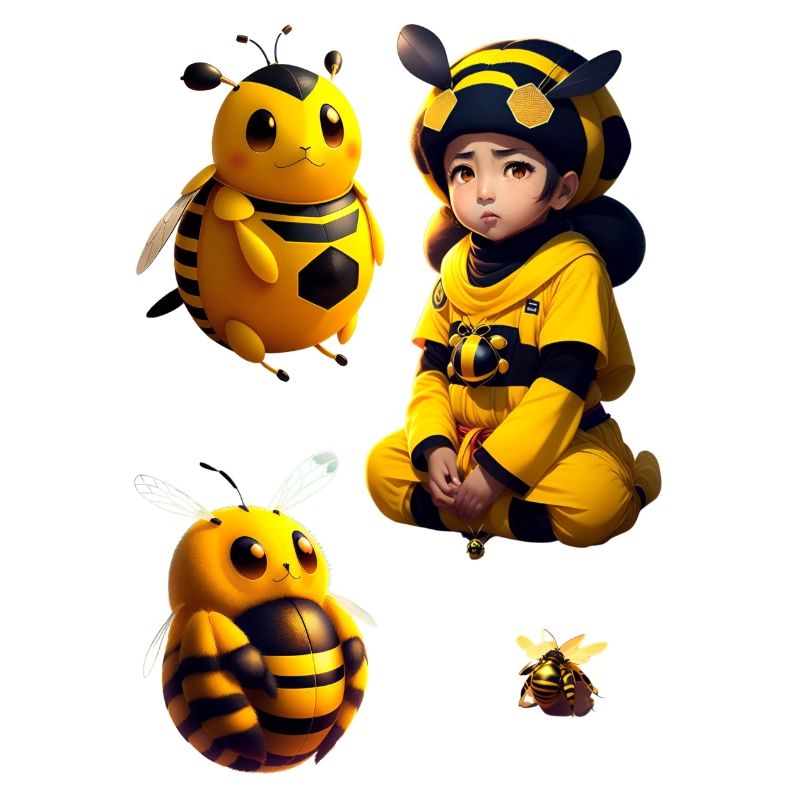 kawaii bee child