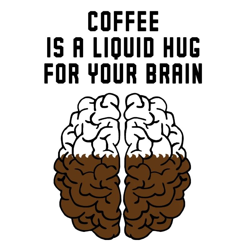 Kaffee eine flüssige Umarmung Lustiges Kaffeezitat