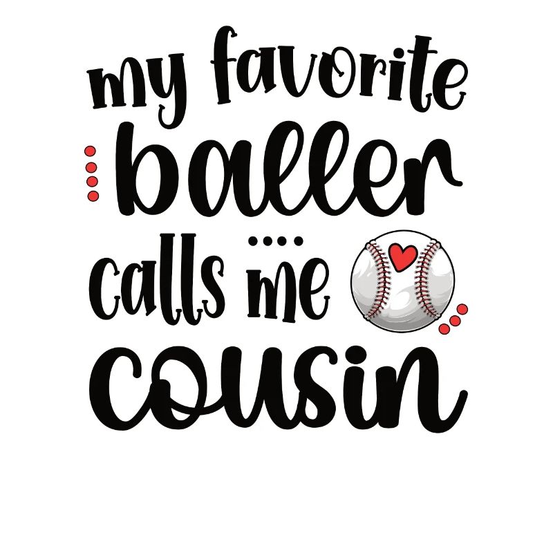 Stolzer Baseball-Cousin Eines Baseballspielers