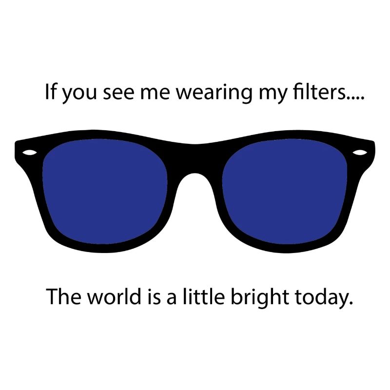 Blue filter design
