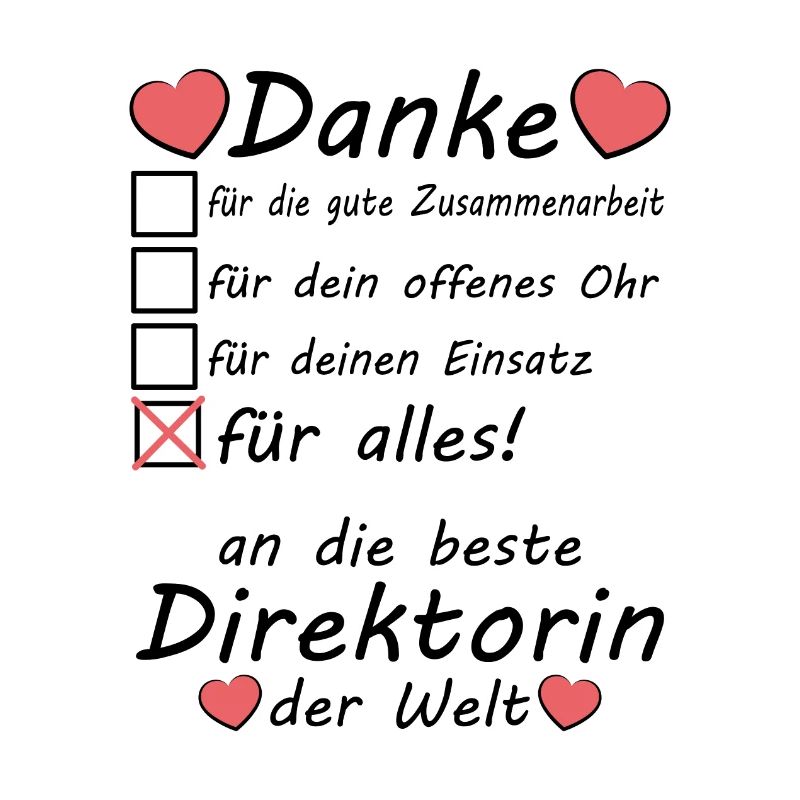 Beste Direktorin Schule Danke Abschiedsgeschenk