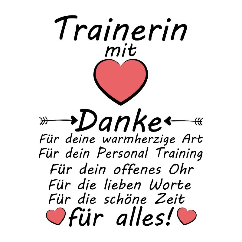 Personal Trainerin Training Danke sagen Abschied