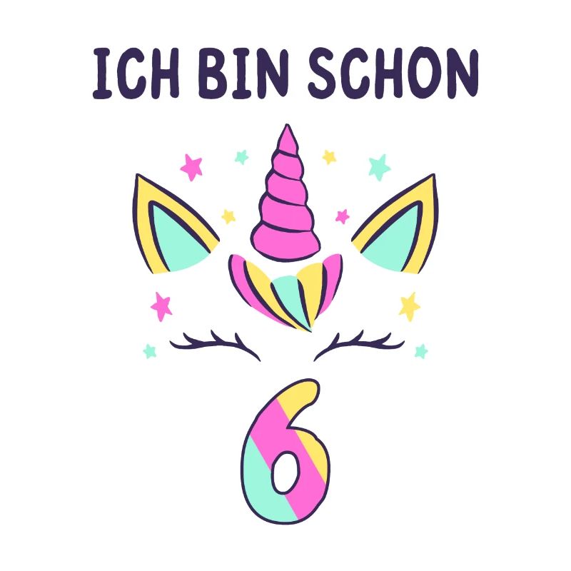 Ich bin schon 6 Einhorn