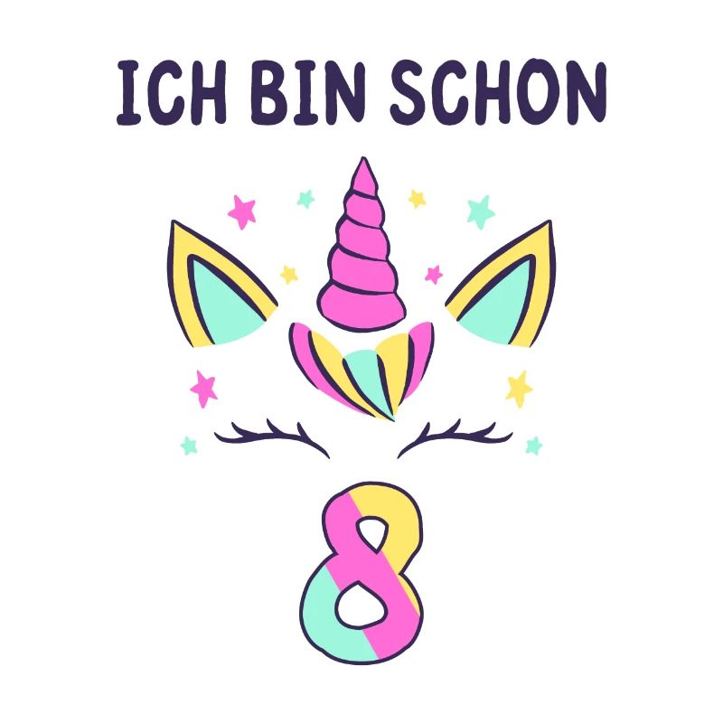 Ich bin schon 8 Einhorn