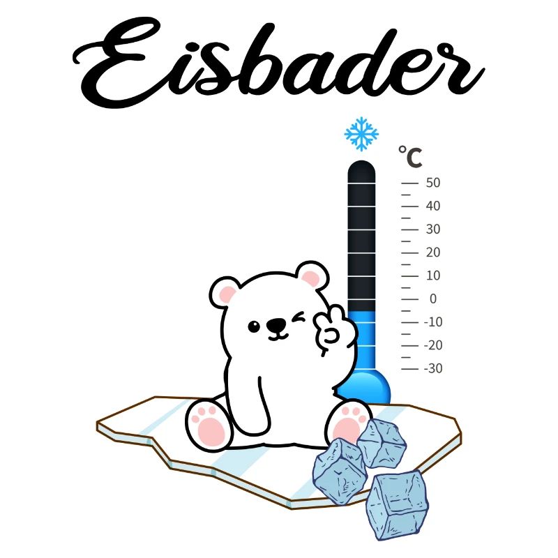 Eisbader "Winterschwimmer Eisbär" Eisbaden