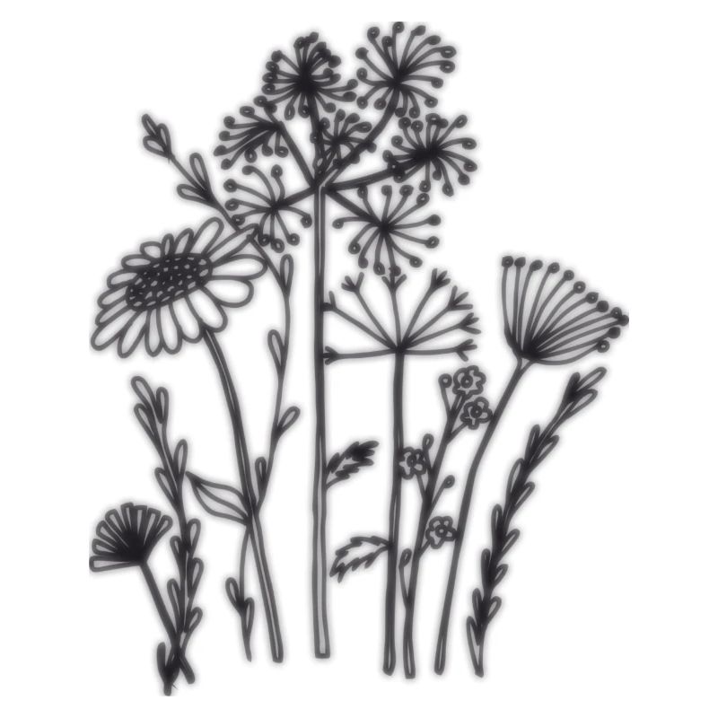 trockenblumen schwarz