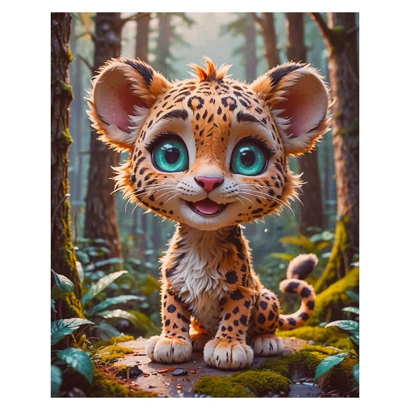 super cute african animals– Leopard