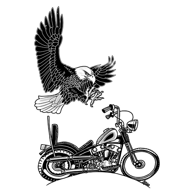 0906 Eagle Chopper Knöchelkopf