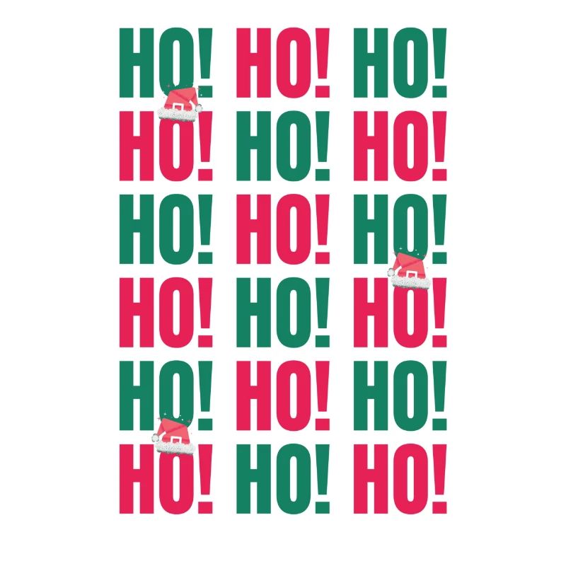 Ho Ho Ho Santa Pattern