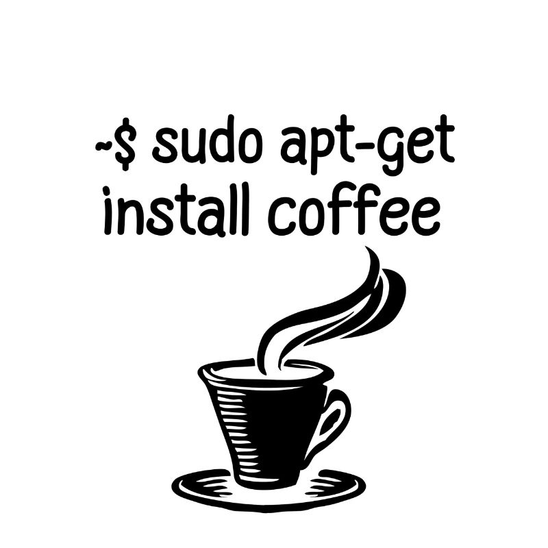 Programmierer Tux Kaffee Spruch Geschenk coffee