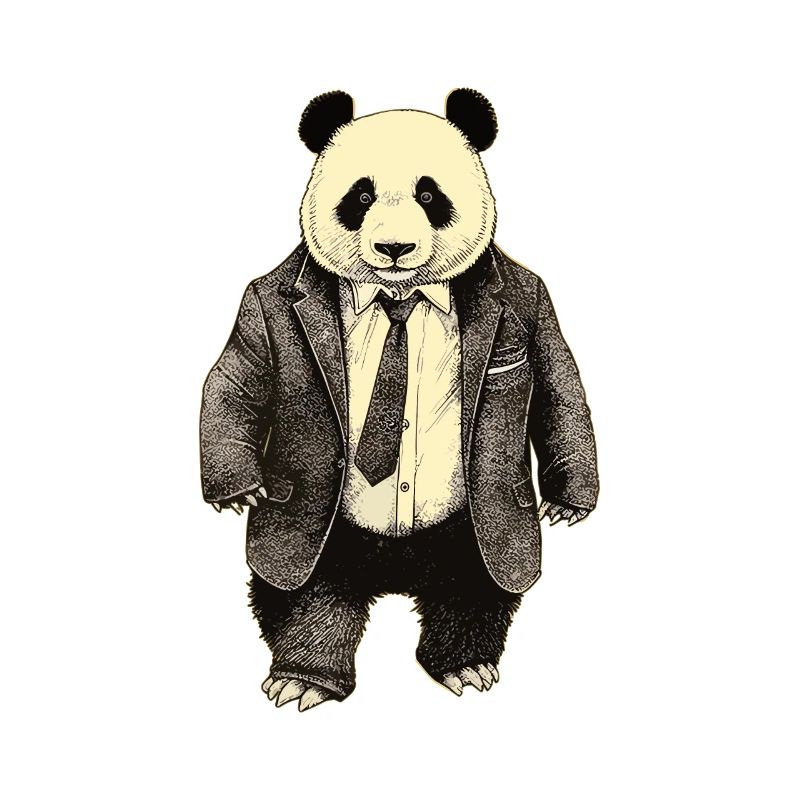 Executive Panda – Elegance Meets Endangerment
