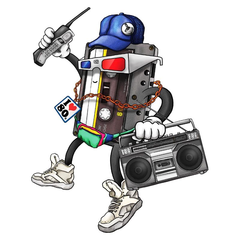 80s Retro Funky Design