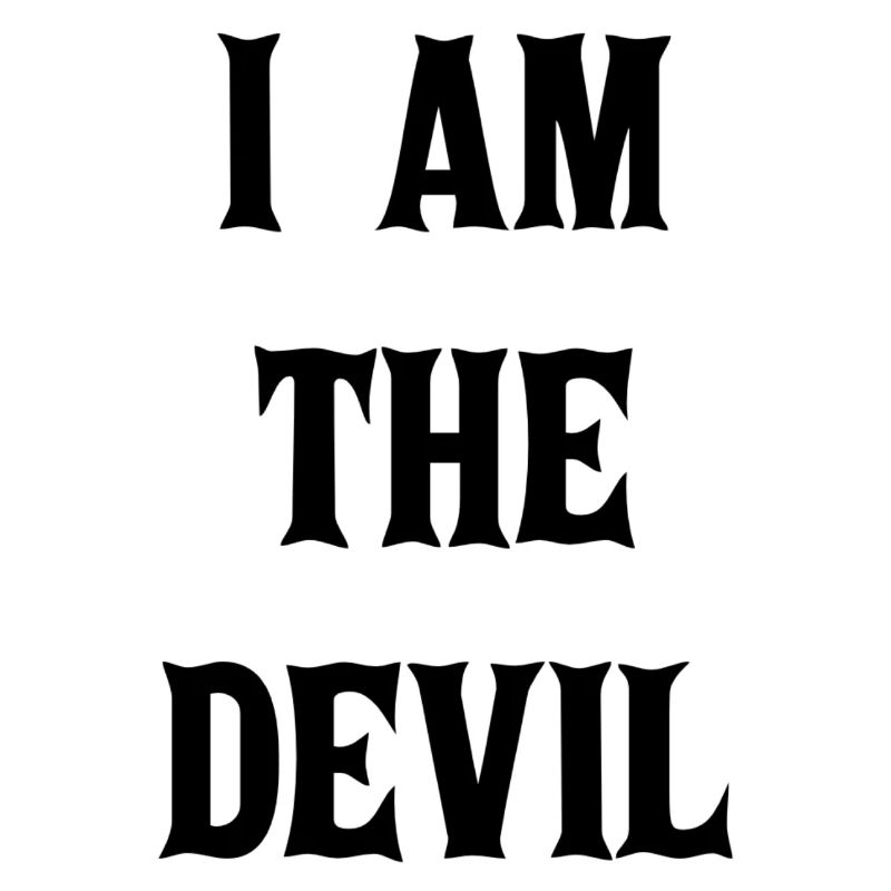 I am the 😈 devil