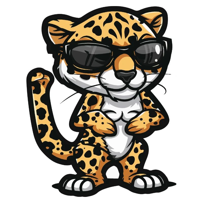 Leopard Comic Cool