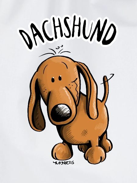 Drolliger Dachshund - Dackel - Teckel