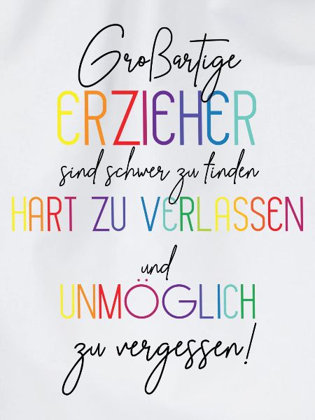 Abschied Erzieher