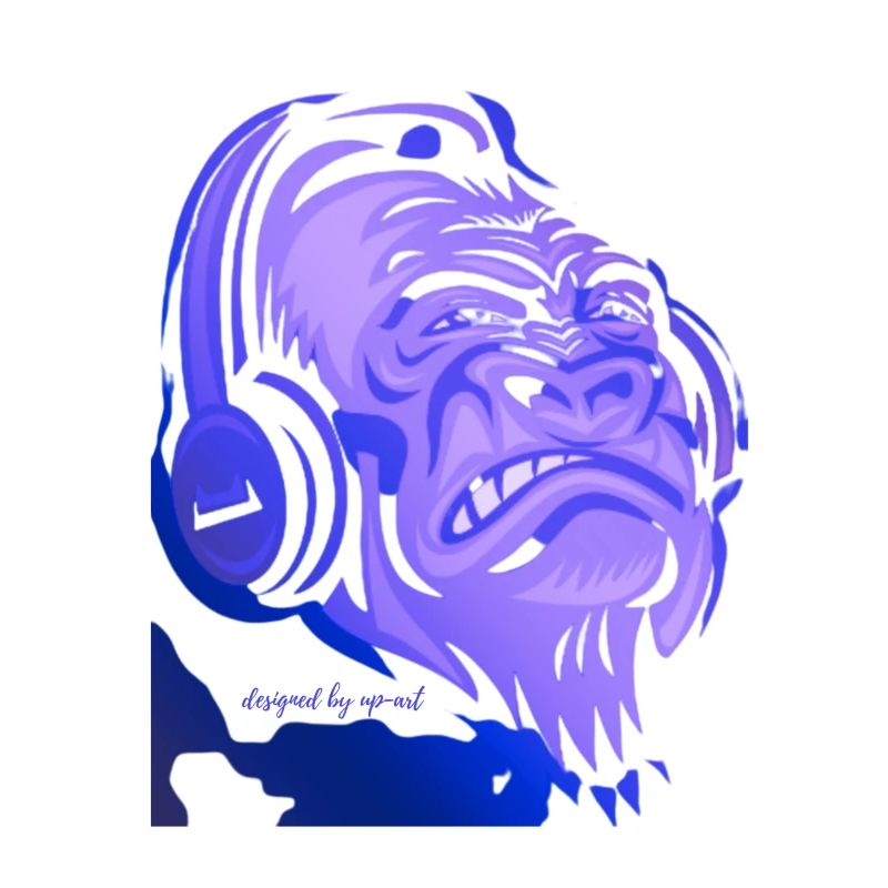 Music Monkey Blue