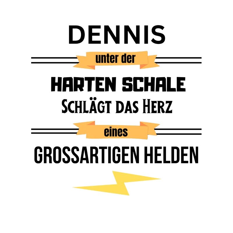 Dennis unter harte Schale eines Großartigen Helden