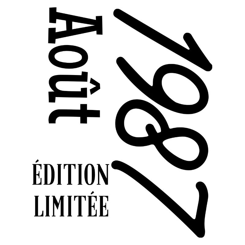 édition limitée aout 1987