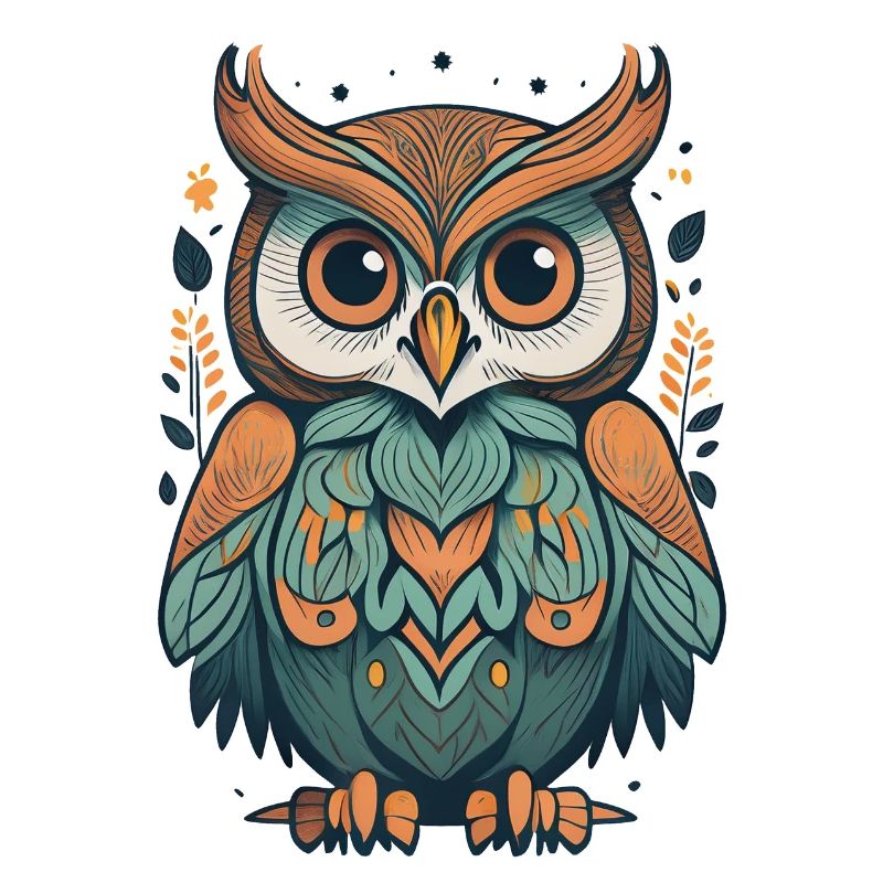 Abstract Owl
