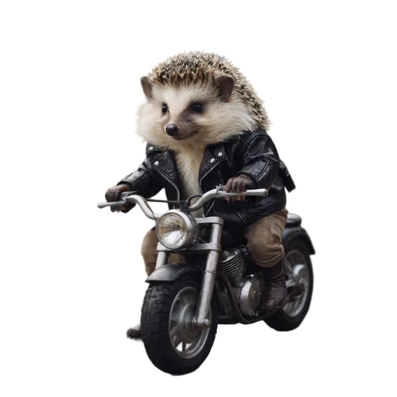 Biker hedgehog