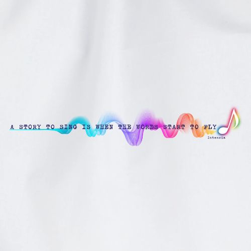 INTENSIA WORDS TO THINK OR TO SING BOOK MERCH - Drawstring Bag