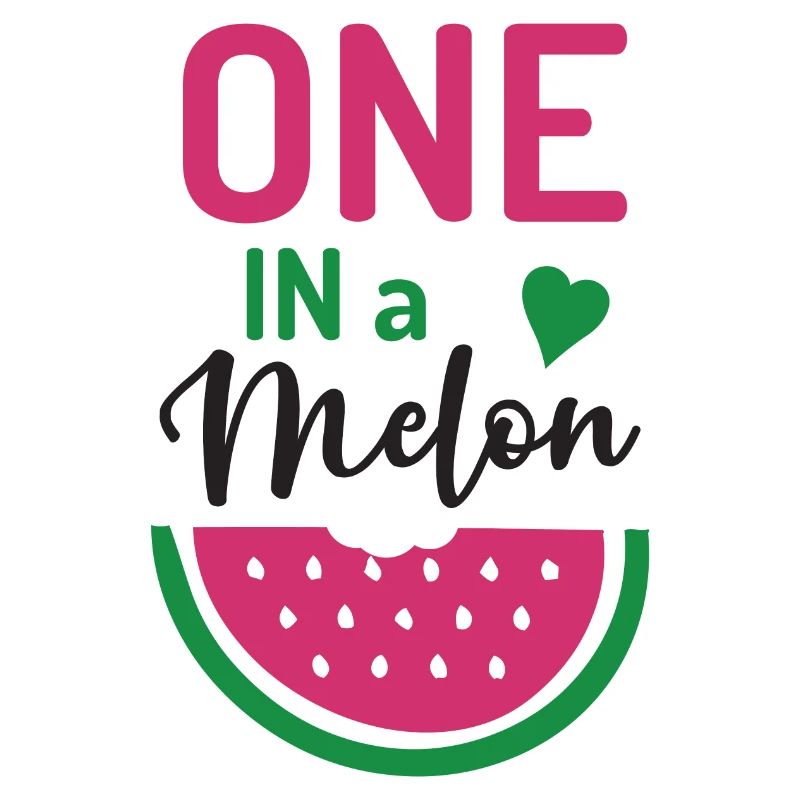 Eins in einer Melone