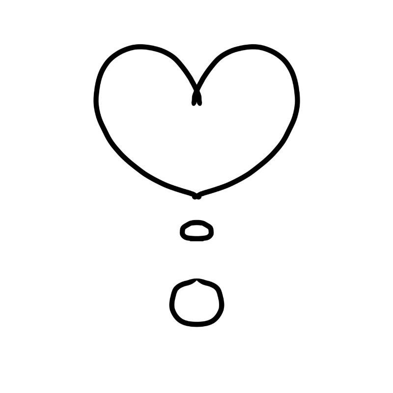 Points de coeur Formes Forme Amour