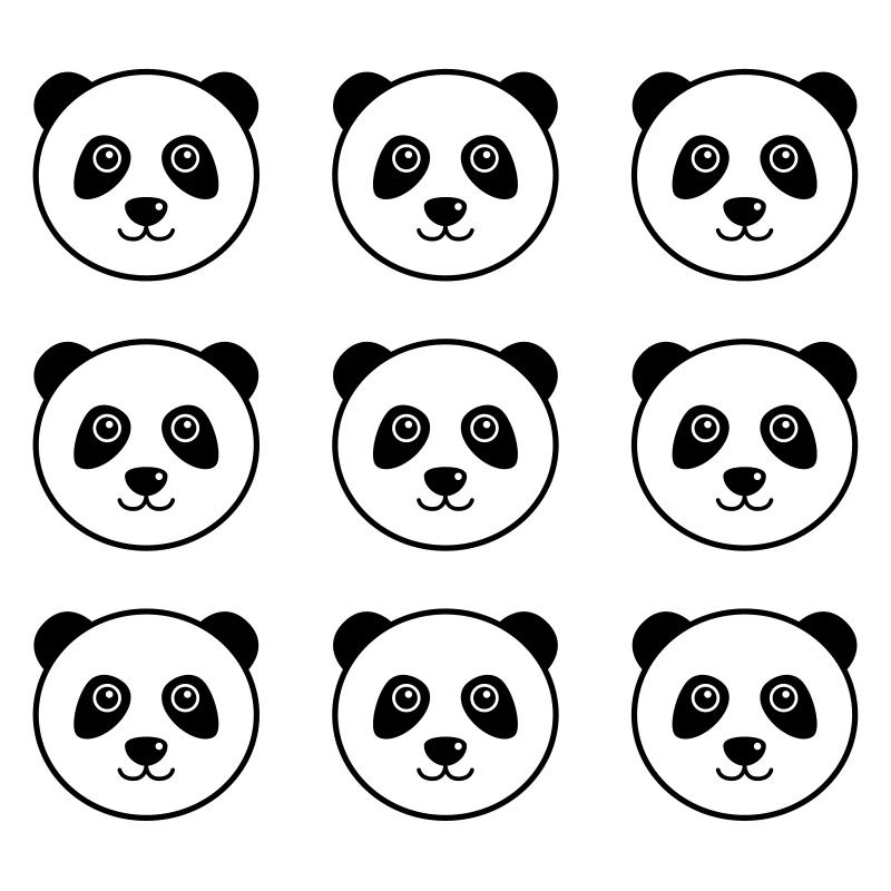 Panda face
