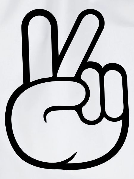 Peace Zeichen Hand Frieden Cool