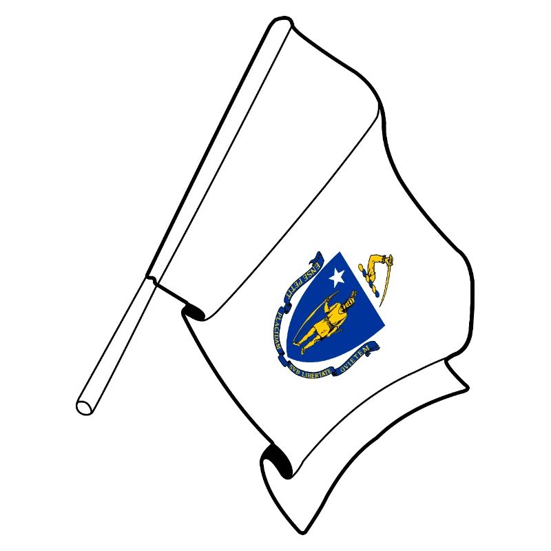 Drapeau du Massachusetts