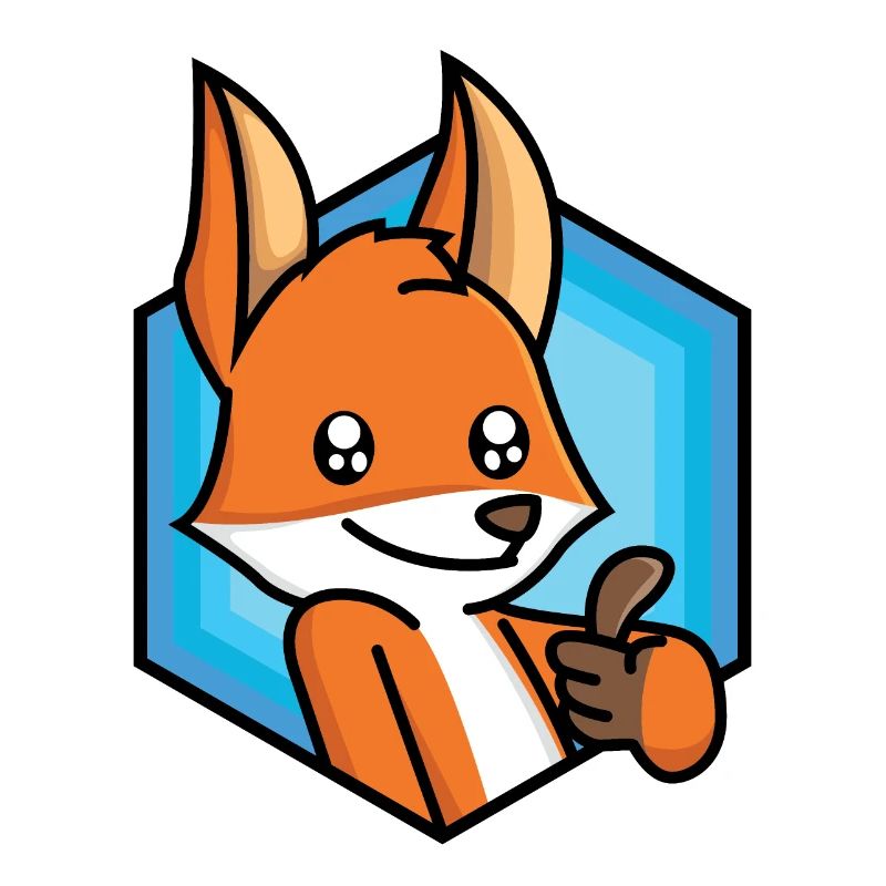 Thumbs up fox