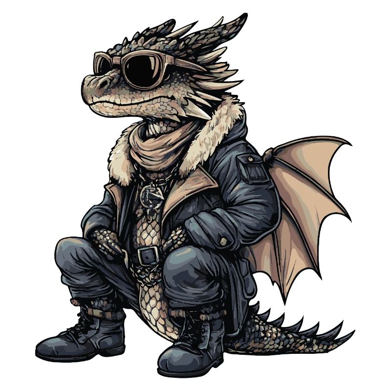 Drache Cool Winter